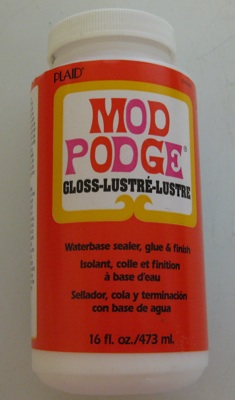 Mod Podge or decoupage glue