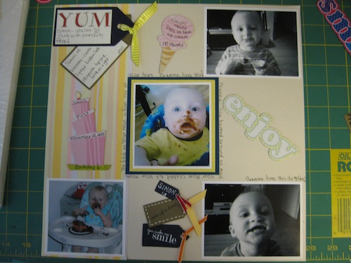 Finished layout of my Grandson