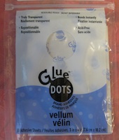 Vellum specialty adhesive